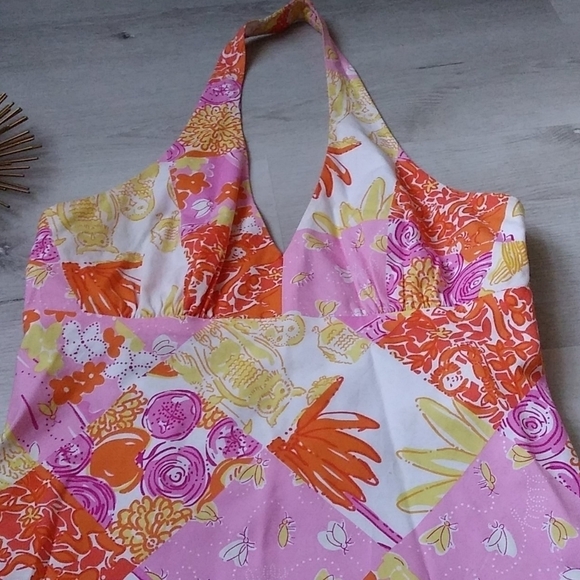 LILLY PULITZER Nightlife Fire Fly dress glow dark - Picture 14 of 16